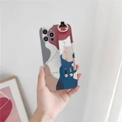 iPhoneケース iPhone13 スマホケース　カバー　カラフル　ピンク