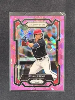 Dylan Crews Pink Ice Prizm Panini MLB