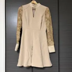 【mamekurogouchi】16AW ベージュドレス