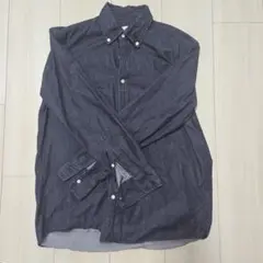 GREEN LABEL RELAXING 長袖シャツ S ダークブルー(デニム)