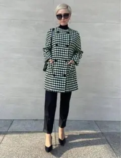 JENNE ジェンヌ 千鳥フレンチレトロコート