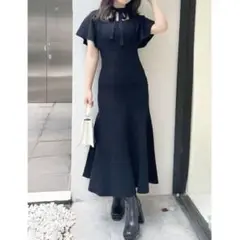 タグ付き✨【MERCURYDUO】2WAYジャガードニットワンピース