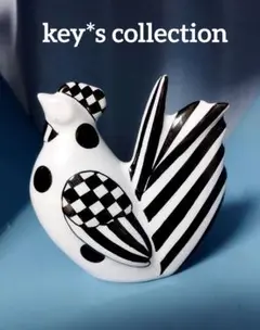 key*s collection★水玉を纏ったおんどり男爵★鶏★オブジェ