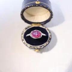 スタールビー 天然石リング フリーサイズ R0891
