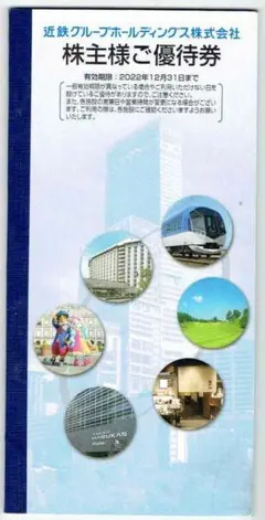 近鉄 株主優待券 冊子