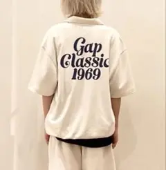 GAP ロゴハーフジッププルオーバー Mサイズ