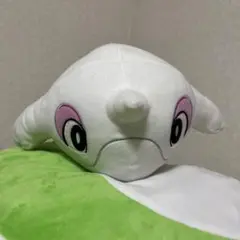 キャラクタークッション ホワイト グリーン