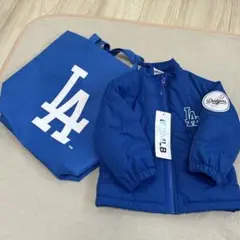 キッズ 90 ドジャース 中綿入り ジャンパー & トートバッグ まとめ売り