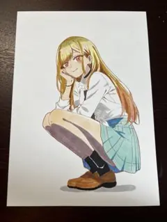 着せ替え人形は恋をする　喜多川 海夢　イラスト　ファンアート　手書きイラスト