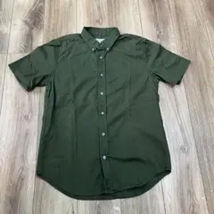 STUDIOUS ステュディオス メンズ シャツ ワーク カーキ 半袖 トップス