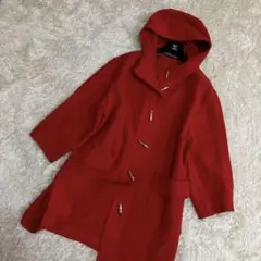 美品 大きいサイズ【49AV. JUNKO SHIMADA】フェルトコート M