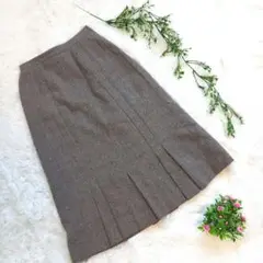 【cacharel】レディース スカート ウール 秋冬 裏地あり