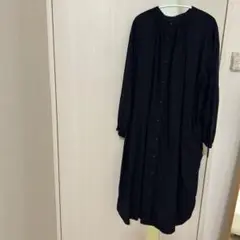 ユニクロパジャマワンピースネイビー