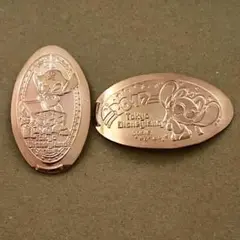 2017年　ディズニーランド　スーベニアメダル　スティッチ　エンジェル