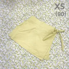 cottonhouse ラップスカート　マスタード　ベビー　キッズ　XS