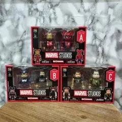 MARVEL STUDIOS ベアブリック ハッピーくじ　 A B C　セット
