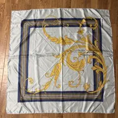 daniel la forêt シルクスカーフ水色MADE IN ITALY