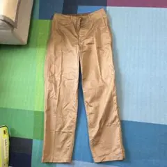 ベージュ チノパン サイズ27 100%コットン