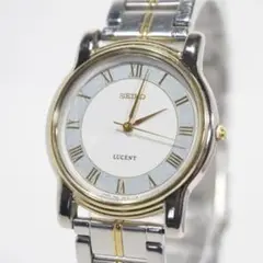 美品 SEIKO セイコー LUCENT 5E21-6E00 電池交換済
