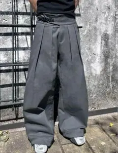 BEVAN UP wide gray slacks