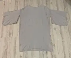 who what ビックシルエット　Tシャツ 半袖カットソー　サイズM