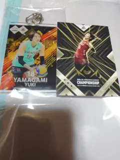 くじプラ　オンラインくじ　女子　山上有紀デンソーアクリルキーホルダーシールセット
