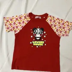 LOVERS HOUSE パンダTシャツ 赤