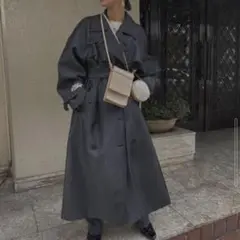 AMERI VINTAGE☆SUPERIOR FLARE TRENCH COAT