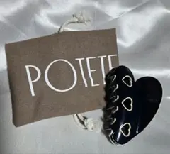 POTETE　ヘアクリップ　ハート