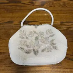 総ビーズバッグ　やや汚れあり　昭和レトロ