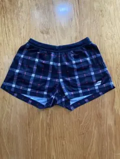 【訳あり】バボラ テニスレディース　 ショートパンツ　チェック柄　Lサイズ