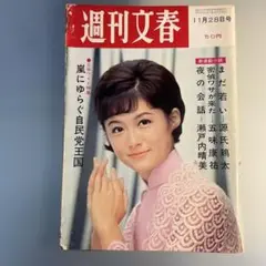 週刊文春 1966 昭和41 11月28号 星由里子 仲代達矢