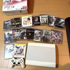 PlayStation 3 本体 250GB ホワイト ゲームソフトセット