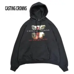 Hanes CASTING CROWNS バンド ロック パーカー ブラック M