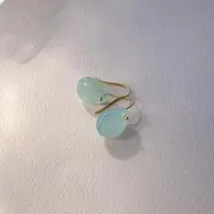 22K Pippa Small アクアマリン ピアス K22 マリーエレーヌ