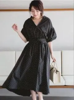 【美品】アパートバイローリーズ　水玉ワンピース