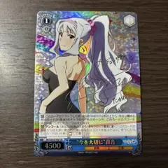 ヴァイスシュヴァルツ WS 今を大切に 貴音 SPサイン アイドルマスター ヴァイスシュヴァルツ WS 今を大切に 貴音 SPサイン アイドル