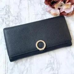 極美品✨BVLGARI 長財布　クラシコ　ロゴマニア　サークルロゴ　折り財布