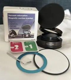 真空吸盤+超強磁力スマホホルダー車 magsafe 車載スマホホルダ