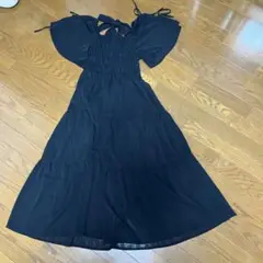 ブラック ロングワンピース