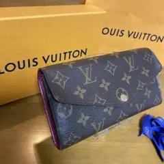 ヴィトン ポルトフォイユ サラ ピンク 長財布