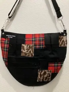 SALE!GlyPhS クラストpunkパッチワーク バムフラップ ショルダー2
