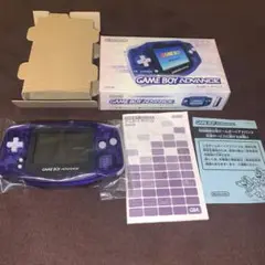 ゲームボーイアドバンス 本体 ミッドナイトブルー 美品