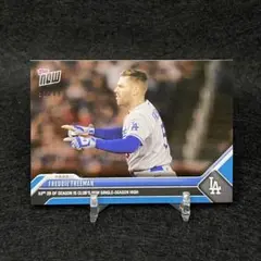 2023 Topps Now フレディフリーマン 2塁打 チーム記録 ブルーパラ