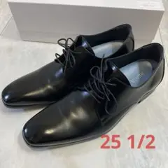 25 1/2cm BENIR ブラック レザー ドレスシューズ ベニル