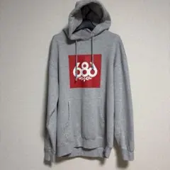 686 シックスエイトシックス　パーカー グレー Mサイズ