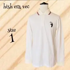 hish era vec ヒッシュエラベック ポロシャツ ヒッシュエラベック ☆hish era vec ポロシャツ半袖☆S
