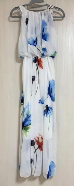 花柄ロングワンピース