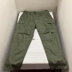 新品 YMCLKY オリーブ パンツ リップストップ ミリタリー BDUパンツ