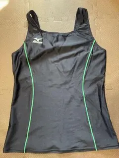 Mizuno スポーツ用水着 ブラック/グリーン